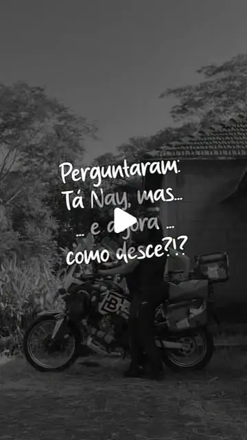 Capa do reel da Nay: Como descer da moto?