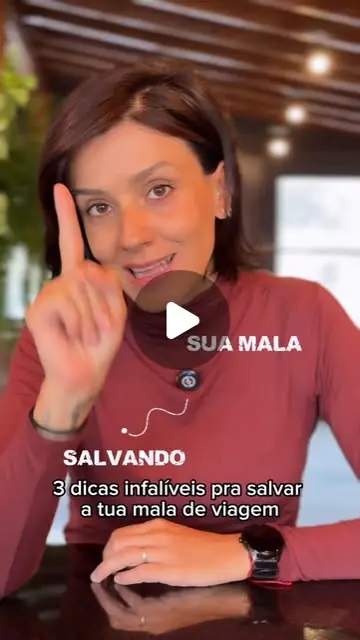 Capa do reel da Nay: A mala da viagem